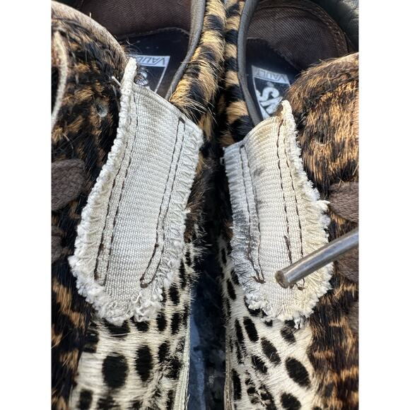 Damaged VANS VAULT SLIP-ON CAP LX Cut Paste Multi Pony-Hair Checkerboard Men 12 - Picture 4 of 13